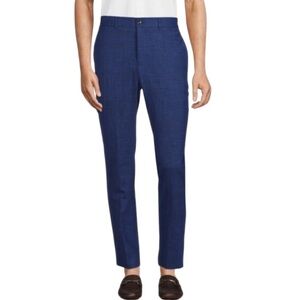 Ted Baker Jem Pant Blue Wool Blend 34 R